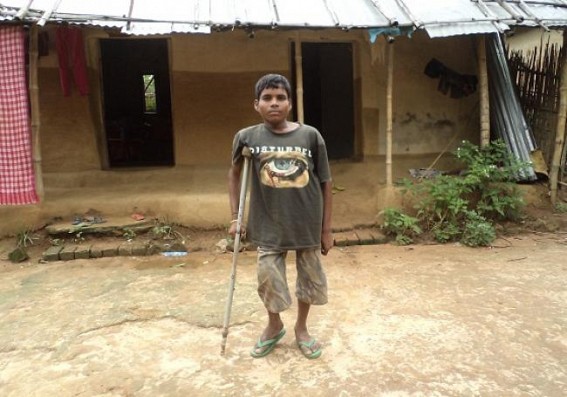 Negligence of Panchayat Officials left a handicapped deprived from Government allowance 